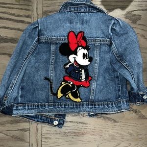 Baby Gap Minnie Mouse denim jacket 2T